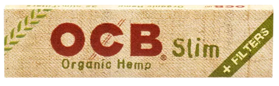 OCB Organic Hemp – King Size Slim + Tips rolling papers + tips