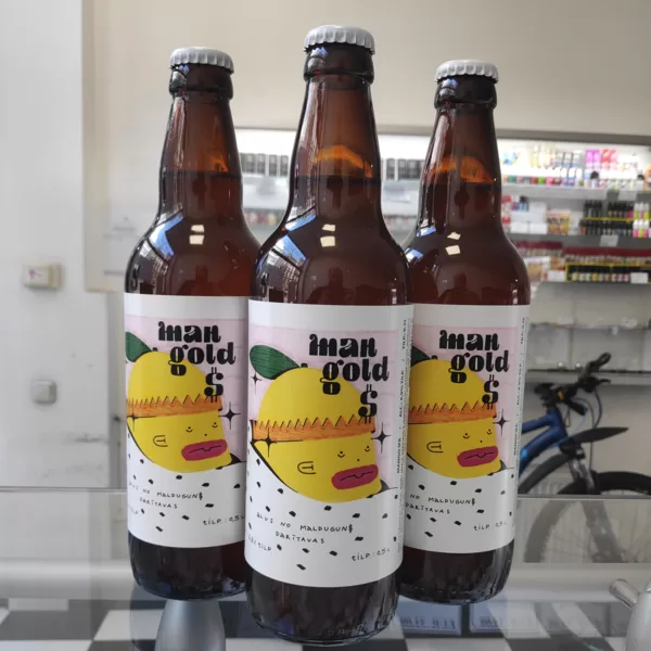 Malduguns Mangolds - vasarīgi svaiga IPA ar darīšanas procesā pievienotu mango biezeni.