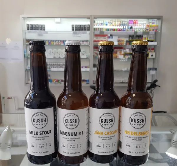 Kussh brewery - alus no mazas craft alus darītavas no Siguldas.
